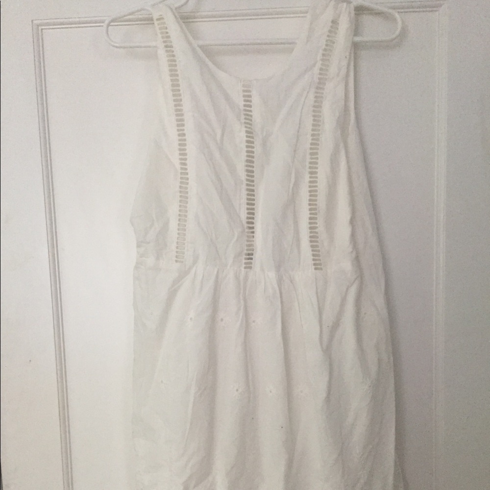 Shift dress with flower cutout details